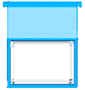 Store enrouleurs bleu