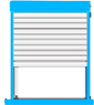 volet roulant bleu volet roulant bleu